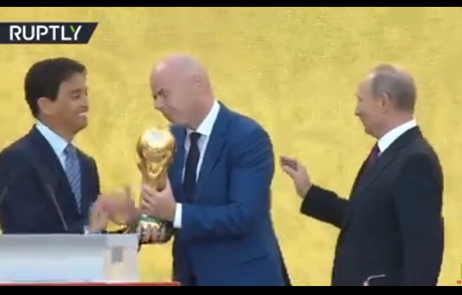 بالفيديو.. بوتين يعلن انطلاق رحلة كأس العالم