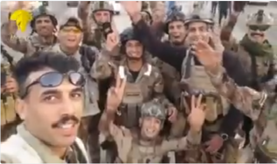 بالفيديو.. جنود عراقيون يرحبون بالمنتخب السعودي على طريقتهم