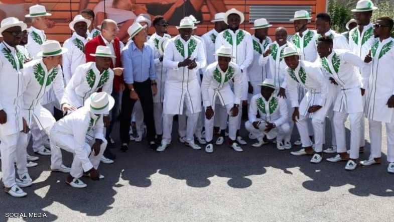 ملابس المنتخب النيجيري تخطف الأضواء قبل المونديال