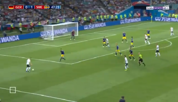 بالفيديو.. ألمانيا تسجل هدف التعادل في مرمى السويد