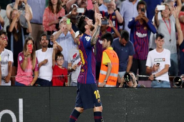 ميسي يسجل الهدف رقم 6000 في تاريخ برشلونة