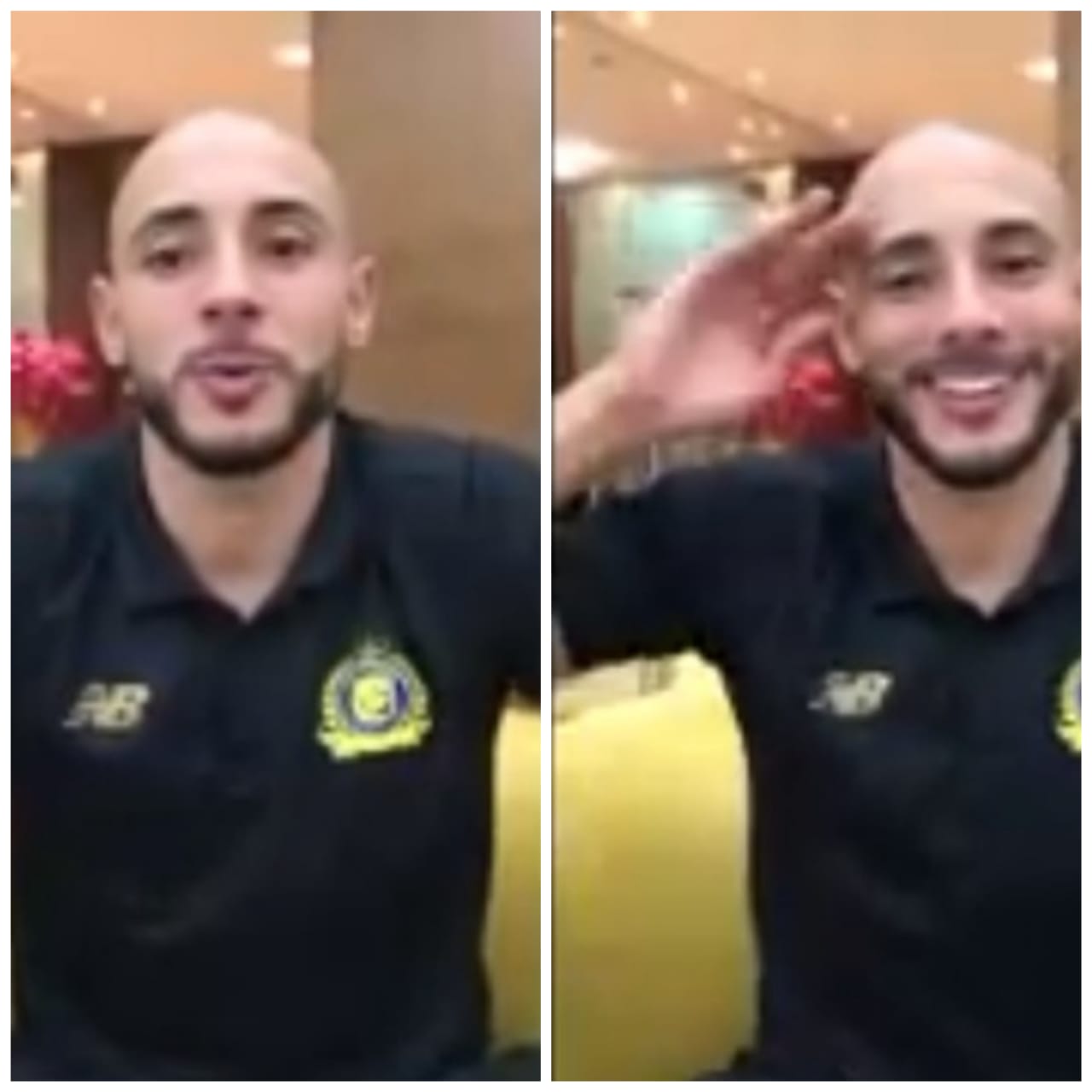 جماهير "النصر" تتغنى بـ"امرابط".. شاهد أول تعليق للاعب ماذا قال؟-فيديو