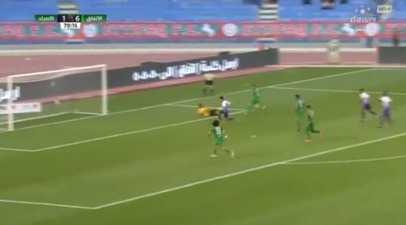 بالفيديو.. حسين السيد يحرز الهدف السابع للاتفاق⁩ في الدقيقة 80