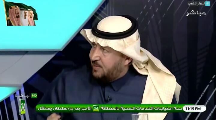 بالفيديو.. الجحلان: "سعد مبارك"من اللاعبين الذين تتعامل معهم بمزاجية و لا ترفع صوتك عليه !!
