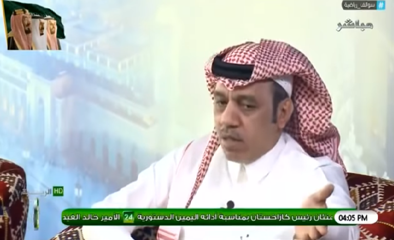 بالفيديو.. الذايدي يشكر رئيس النصر "سعود آل سويلم" لهذا السبب!