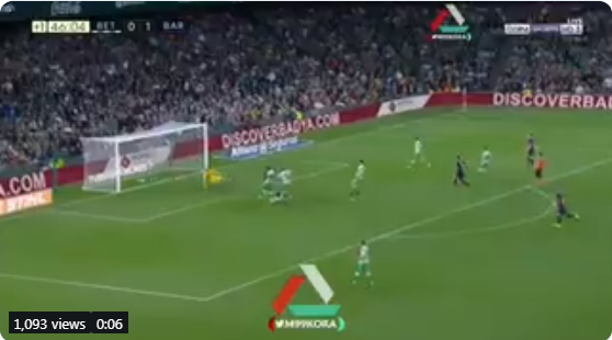 بالفيديو..ميسي يضيف الهدف الثاني في شباك ريال بيتيس