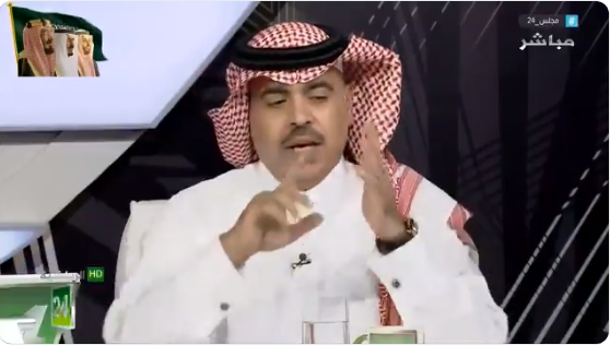 بالفيديو..عبدالرحمن الجماز  لـ "عدنان جستنيه" : انت اخر واحد يتحدث عن سامي الجابر