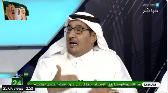 بالفيديو..الرشيدي: عندما تعين سعود السويلم في النصر الهلالين قالو انه هلالي..ورد مفاجئ من الغامدي