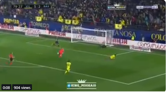 بالفيديو..فياريال يسجل الهدف الرابع في مرمى برشلونة