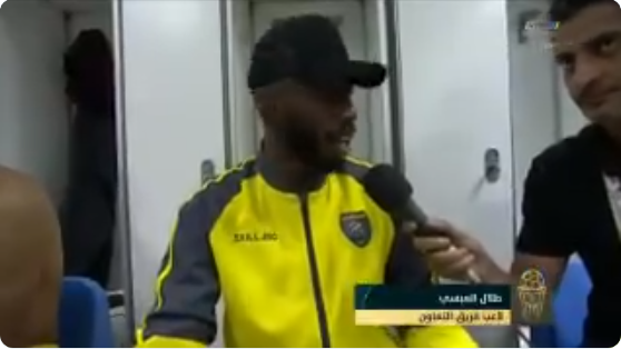 بالفيديو..تعليق "طلال عبسي" لاعب فريق التعاون عقب سحق الهلال بخماسية نظيفه