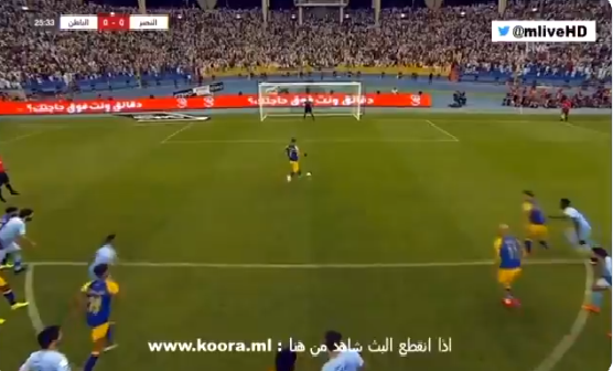 بالفيديو.. حمدالله يسجل الهدف الأول للنصر في مرمى الباطن