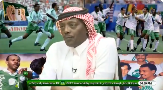 بالفيديو..ناصر الدوسري :ماجد عبدالله أسطورة الكرة السعودية ومستحيل ان يأتي مهاجم شبيه له