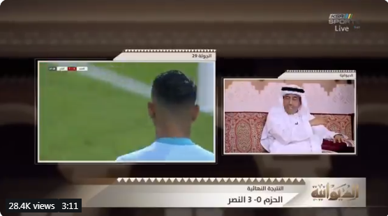 بالفيديو..الزامل:النصر من بداية الدوري عمل على هدف واحد !