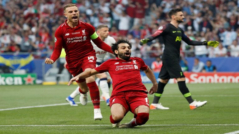دوري أبطال أوروبا.. ليفربول يحتفل بالعربية: ” أهو جانا العيد “