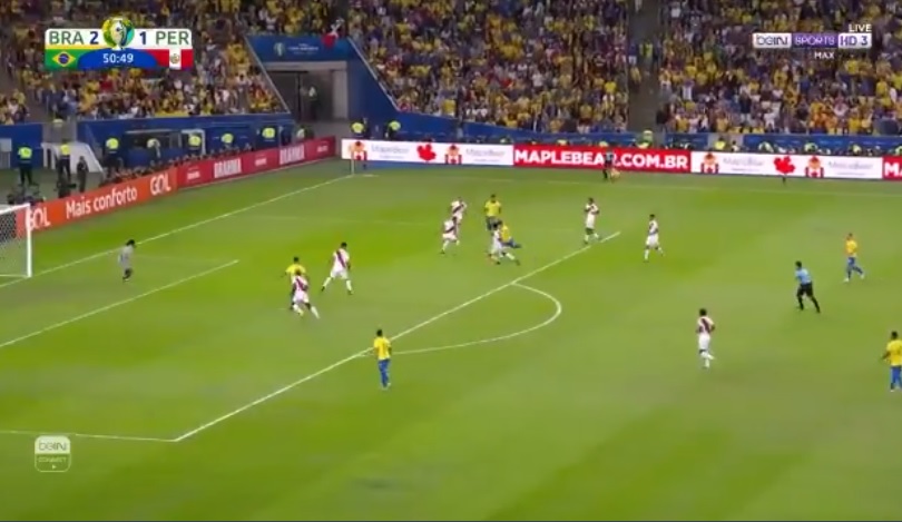 بالفيديو : كوتينيو يضيع فرصة إحراز الهدف الثالث للبرازيل أمام بيرو!