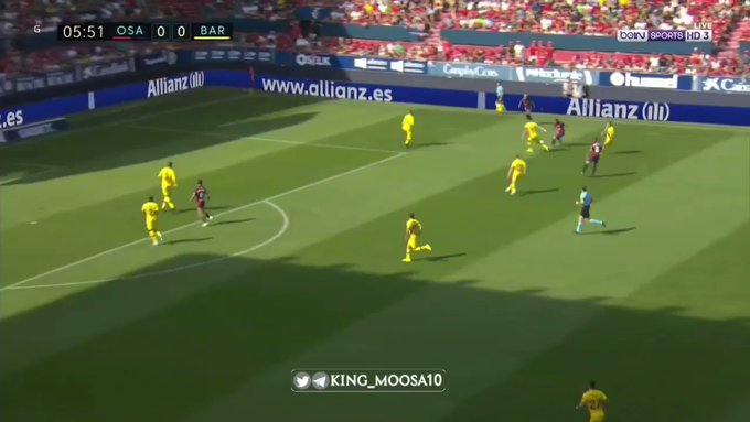 بالفيديو.. أوساسونا يسجل الهدف الأول في شباك برشلونة
