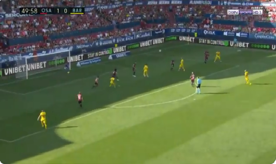 بالفيديو.. برشلونة يسجل هدف التعادل في مرمى أوساسونا