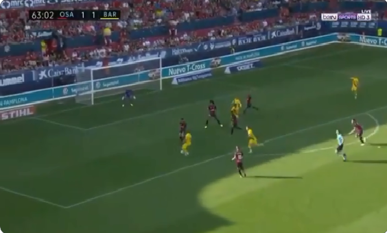 بالفيديو.. برشلونة يسجل الهدف الثاني في مرمى أوساسونا