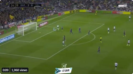 بالفيديو..فالنسيا يسجل الهدف الأول في مرمى برشلونة