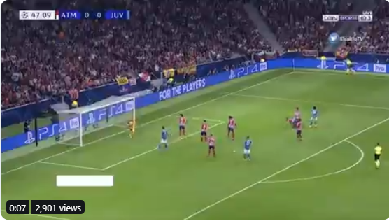 بالفيديو..يوفنتوس يسجل الهدف الأول في شباك اتلتيكو مدريد