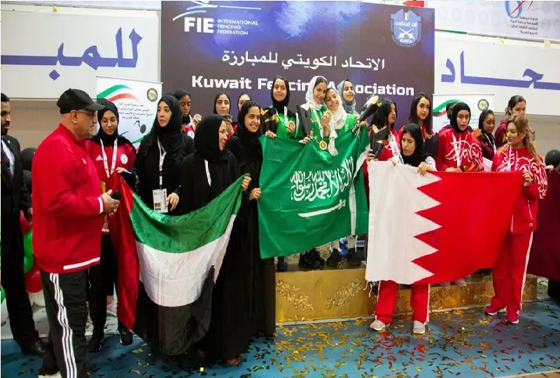 المنتخبات النسائية السعودية تحصد الميداليات في بطولة الخليج