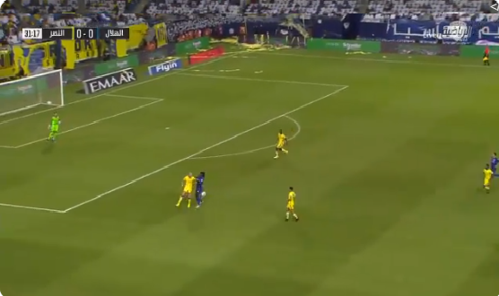 بالفيديو.. إدواردو يسجل الهدف الأول للهلال في مرمى النصر