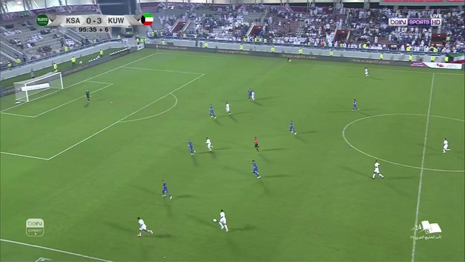 بالفيديو .. السعودية تخسر من الكويت بثلاثة أهداف في بطولة “خليجي 24”