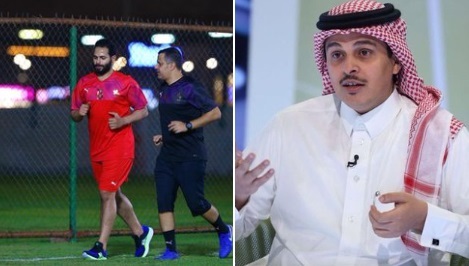 طارق النوفل ينتقد أحمد الفريدي بسبب وزنه الزائد وينصحه بالاعتزال