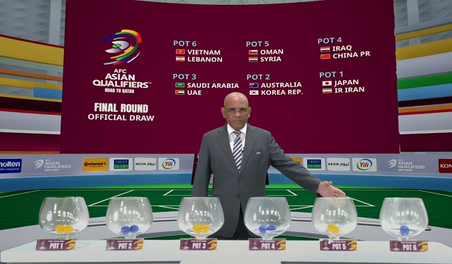 تفاصيل قرعة الدور الحاسم لتصفيات آسيا المؤهلة لكأس العالم 2022