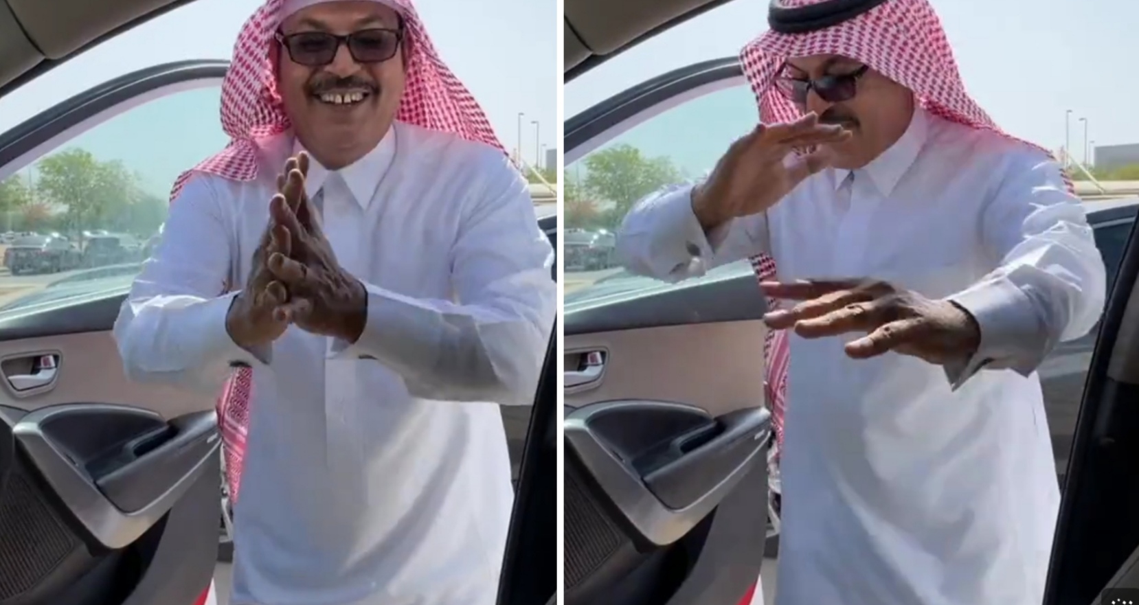 شاهد.. "الصويلحي" ينشر فيديو لصديقه الاتحادي وهو يؤدي رقصة الانتصار