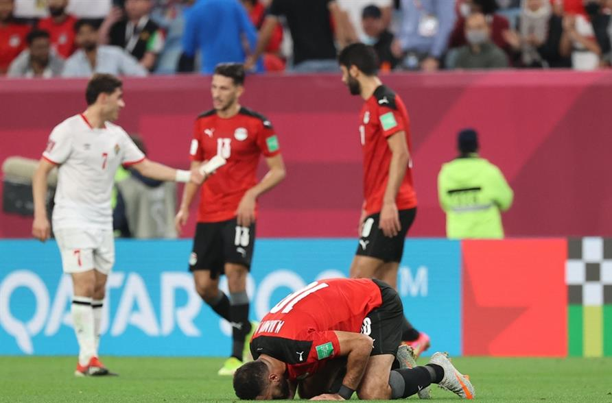 شاهد..منتخب مصر يخطف تأهلاً صعبًا أمام "الأردن"..وتبلغ الدور قبل النهائي كأس العرب