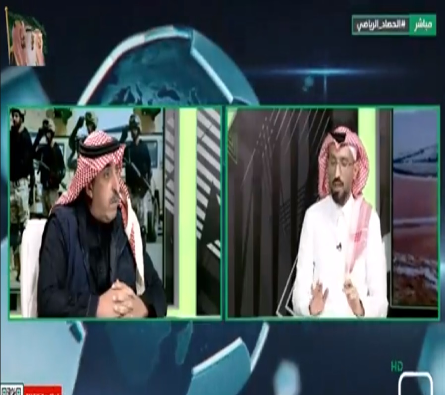 فيديو .. جدال بين مبارك الشهري وخالد أبوغانم على الهواء بسبب كلمة قالها الأخير عن حمدالله !